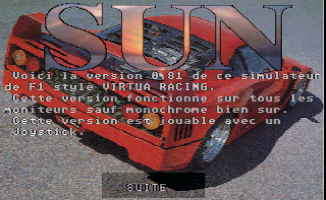Sun [Falcon030] atari screenshot